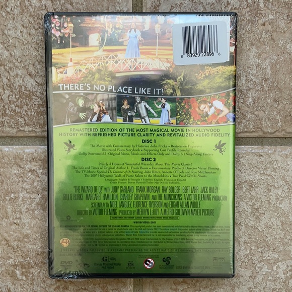 The Wizard of Oz (1939) Judy Garland DVD 2-Disc 70th Anniversary Edition - Picture 2 of 2
